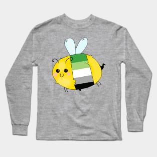 Pride Bees - Aromantic Long Sleeve T-Shirt